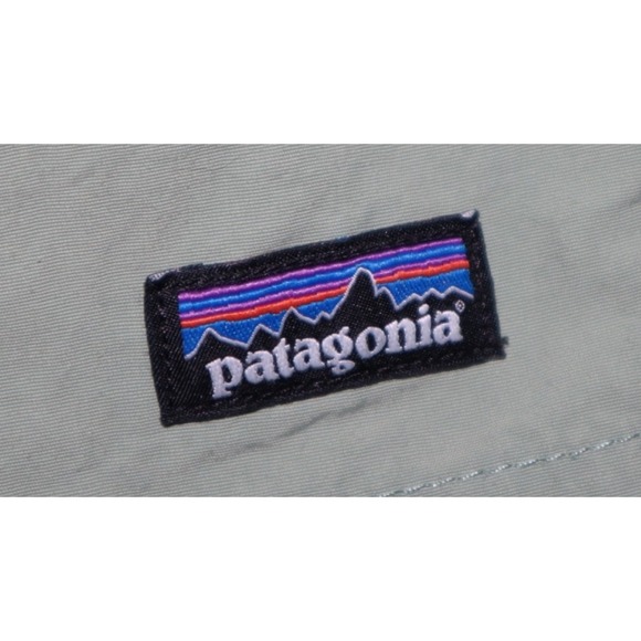 Patagonia Baggies Shorts Women 38x4.5 Teal Linerless Hiking Camping‎ Fishing EUC - Picture 2 of 4